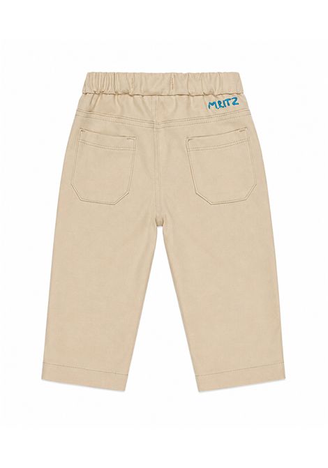 Pantaloni con vita elasticizzata MANUEL RITZ | MR4514BEIGE